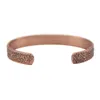 Bracelets de charme 3000 Gauss Aberto Ajuste para Women Health Energy Bangles Magnetic Dragon Pattern Pure Copper Bangle 230511