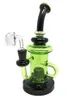 Vintage Premium Recycler Glass bong hooKah 9inch Original Factory Made può mettere il logo del cliente da DHL UPS CNE