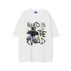 Harajuku Men tshirt streetwear moda hop engraçado desenho animado graffiti letra de impressão gráfica T-shirt 2023 moda de verão casual tops soltos
