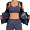 Shapers da donna Donna Sauna Shaper Vest Thermo Sweat Shapewear Canotta Dimagrante Vita Trainer Corsetto Palestra Fitness Sport Body 2023