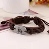 100% Leather Bracelet tortoise fish Charm Men Bracelet Alloy Charms Bracelet Jewelry Multi Style Mixed orders