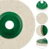 Produtos de acabamento 10pcs 4 polegadas 100 mm de lã Polishing Bodbacking Pads Grinder Felt Felt Disc para cerâmica de vidro de mámmore de metal 230511