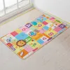 Tapetes de juego de dibujos animados para bebés, tapete antideslizante de 180x100CM para niños, alfombra impermeable gruesa y suave, tapete plegable para gatear en la sala de estar de los niños