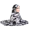 Muslim Women One Piece Hijab Hat Islamic Amira Headscarf Head Wrap Shawl Neck Covers Turban Arab Bandanas Accessories Fashion