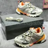 Triple S Track 3.0 Spor Sneaker Terlik Tasarımcı Kadın Slayt Örgü Naylon Deri BB Kabartmalı Lüks Adam Sandal Macaron Unisex Dış Ayakkabı Kutusu