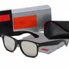 Designer ray luxos bandas polarizadas óculos de sol homens bens mulheres piloto óculos de sol quadro polaroid lente com caixa raybann