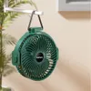 USB Rechargeable Mini Fan 360 Rotation 3 Gears Ceiling Fan Table Desk Fan Portable Hanging Fan for Camping Tent Outdoor Home