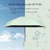 Paraguas Mini paraguas de bolsillo Plegable Chica portátil Ligero viaje UV Sun Sunshade Business 230510