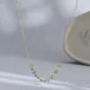 Chaînes goutte à goutte huile amour chaîne collier pour femmes niche conception mode dames fête d'anniversaire clavicule bijoux vente directe en gros