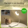 Lampy stołowe Lampa Lampa LED Lampa LED przenośna stojak do odczytania książki swobodnie Składana ochrona oczu