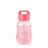 Uppgradera 180 ml färgglada plast små vattenflaskor bärbara skolvattenflaskor mini söta barn barn direkt dricksflaska