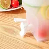 Large Capacity Cool Water Bucket With Tap Home Refrigerator Iced Drink Juice Fruit Teapot Ice Kettle Dispenser