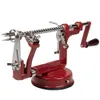 Fruit Vegetable Tools Apple Peeler en Corer van Cucina Pro - Langdurig chroom gietijzer met aanrechtzuigbeker 230511