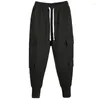 Men's Pants Men's Fashion Brand Leggings Large Black Versatile Capris Korean Hip Hop Japanese Knickerbockers