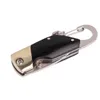 Ny Mini Pocket Knife Mini -tangent Buckle Folding Knife Outdoor Survival Tools Rostfritt stål Blad Wood Handle Knife