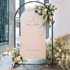 Party Decoration Metal Wedding Arch Set Of 3 Background Stations For Brides Indoor And Outdoor Decorations