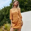 Abiti da festa Abito Donna Moda Mezza manica Elastico Mini Dolce Natale Allentato Slim Plus Size Vestidos Abbigliamento femminile