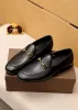 2023 Moda elegante negócio masculino de couro genuíno de sapatos casuais machos escorregar em sapatos de festa tamanho 38-45