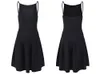 430 L 2023 Runway Dress Spring Summer Dress Brand Same Style Empire Crew Neck Sleeveless Black Womens Dress Fashion YL