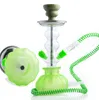 Plastic heldere rook rechte pijp Arabische waterpijp shisha beker dab rigs glazen waterleidingen slang