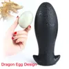 Jouets anaux Type d'oeuf mou Butt Plugs Énorme plug anal Perles Masseur de prostate en silicone Anus Vagin Dilatateur Stimulateur de prostate Anal Sex Toys 230511