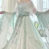 Desgaste do palco de vestido chinês Hanfu Mulheres antigas cenários bordados tradicionais de carnaval fada de fada