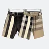 Speedo Beach Burberies Highend Burbreries Pants Travel Summer Sweatpants Mens Plaid Printed Designer Outdoor Running Shorts Sports 8695 49