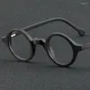 Güneş Gözlüğü 2023 Ahşap Tahıl Reçetesi Miyopi Çerçevesi Asetat Düz Lens Gözlükleri Kadın ve Erkek Gösteri Gözlük Bahar Menteşe