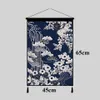 Décorations De Jardin Style Japonais Salon Fond Décoration Murale Tapisserie Chambre Suspendus Tissu Art Peintures 230511