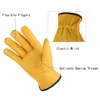 Hand Protection Men Work Gloves Soft Cowe Driver Hunting Driving Farm Garden Welding Security Safety Workers Mechanic Glove Drop Del Dhhyz