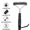 Barbecue Grill BBQ Brush Clean Tool Grill Accessories Stainless Steel Bristles Non-stick Cleaning Brushes Barbecue Accessories