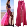 Swimwear Womens Swim Wear Bikini Cover Up Sheer Beach Mini Wrap Skirt Sarong Pareo Shorts Summer Beachwear