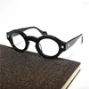 Óculos de Sol Vazrobe Armação de Óculos Redondo Pequeno Masculino Feminino Óculos de Leitura Masculino Óculos Anti Reflexo com Prescrição Preto Tartaruga