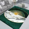 Mattor grossist av modern abstrakt grön serie vardagsrum mattor med små färska mönster vardagsrum sovrum sovmattor b 230511