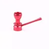 Smoking Pipes 57mm metal creative hourglass pipe, environmentally friendly aluminum detachable cigarette holder