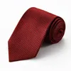Heren Master Design Letter L Trendy Tie Red Blue Jacquard Silk Party Wedding Business Woven Fashion with Box