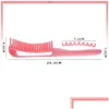 헤어 브러시는 천연 콤비 콤비아 아프로 아메리카 3A ~ 4C 킨키 물결 모양의 곱슬 coily de 쉽게 드롭 배달 dhmub