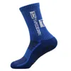 Sports Socks New ANTI SLIP Football Socks Mid Calf Non Slip Soccer Cycling Sports Socks Mens Warm Sock EU38-44 P230511