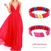 Link Bracelets Charme Bracelet Red Praça quadrada Tile Tile Trendy Valentine Jewelry Loy Loys Strand Girl Drop Grop Drop