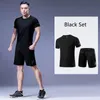 Survêtements pour hommes 2pcs / Set Survêtement pour hommes Vêtements de sport Badminton Costumes de course Jogging Exercice Sportswear Quick Dry Run Costume d'été pour hommes 230511