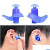 Protective Clothing 1 Pair Sile Waterproof Swimming Ear Plugs Earplugs Protector Noise Reduction Earmuffs Comfortable Study Sleep Dr Dh1Hd