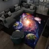 Dywany 3D Outer Space Universe obszar dywan galaxy planeta nadrukowane dywany gwiaździste niebo dywany dla dzieci sypialnia kuchnia maty podłogowe 3x5ft 230511