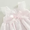 Fille robes filles élégante robe de bal formelle pour enfant fête robe de bal Tulle Tutu princesse été plage porter des vêtements