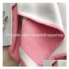 Couvertures Designer Cachemire Luxe Lettre Accueil Voyage Jeter Été Climatiseur Couverture Serviette De Plage Femmes Doux Châle Drop Livrer Dh4bb