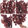 Decoratieve bloemen eucalyptus bloemstengels echte takken nep gedroogde bladeren kerstkeuzes