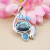 Pendant Necklaces 25 38mm Geometry Natural Abalone Seashells Sea Shells Pendants Short Necklace Making Jewelry Crafts Women Girls Gifts