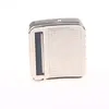 Smoking Pipes 70MM Silver White Metal Cigarette Box Exquisite Portable