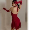 Сексуальная юбка женщина сексуальное без рукавов латино -танце