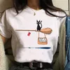 T-shirt femme Leuke Kat T-shirt Mon voisin Totoro T-shirt Femme Ghibli Tshirt Kaii Tee Miyazaki Hayao Funny Cartoon Top shirt Femme P230510