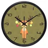 Horloges murales Elk Clock Design moderne pour la décoration de la maison Vintage
